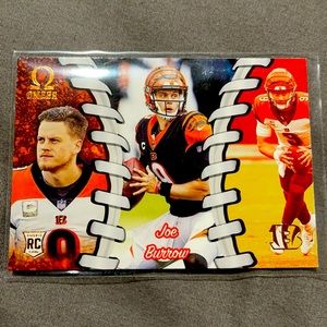 Joe Burrow No. 0-1 Omega rookie card